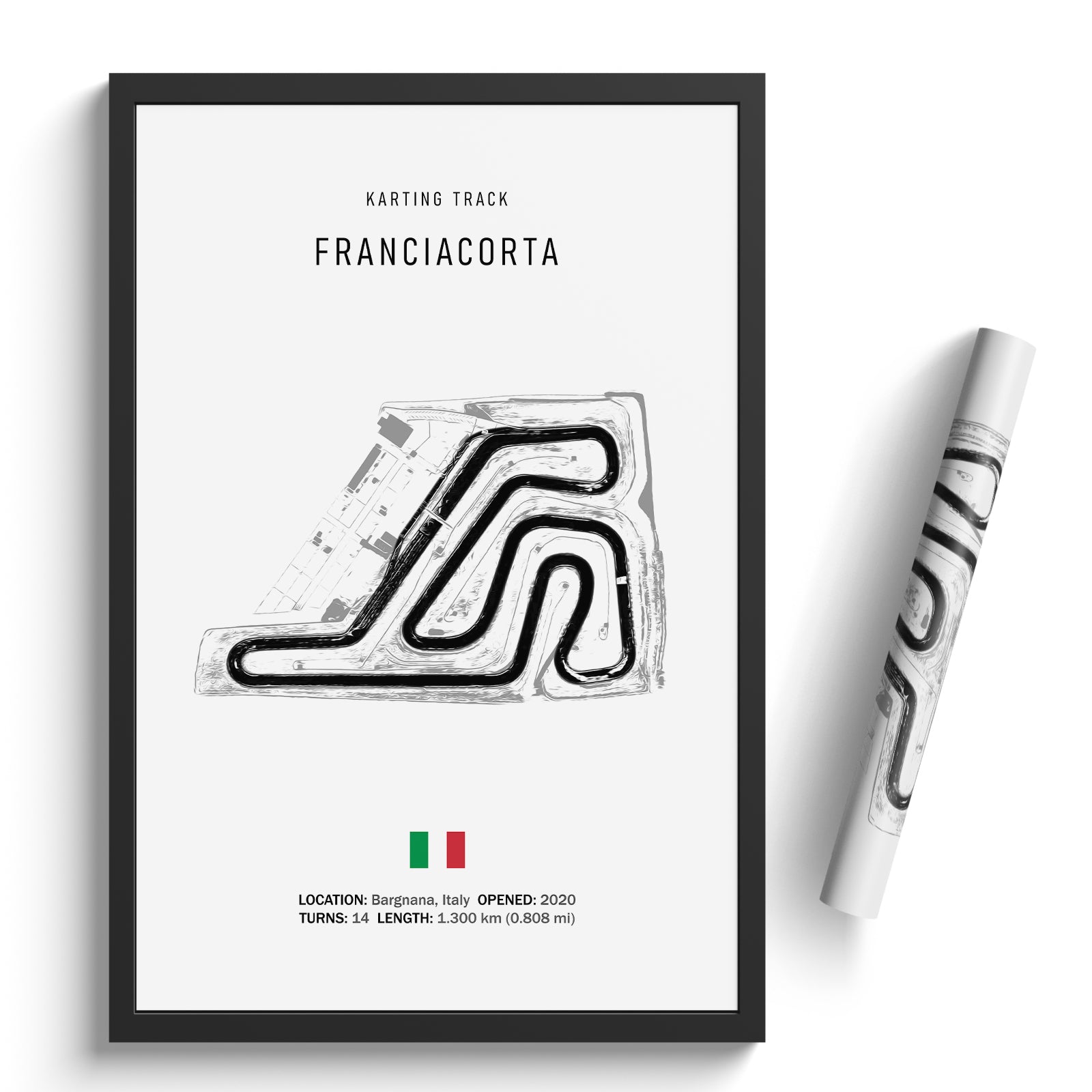 Franciacorta Karting - Racetrack Print