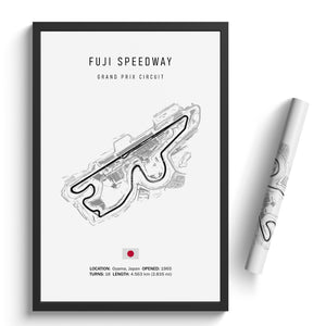Fuji Speedway - Racetrack Print