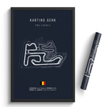 Load image into Gallery viewer, Karting Genk - Racetrack Print
