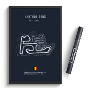 Karting Genk - Racetrack Print