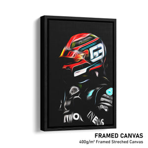 George Russell, Mercedes 2020 - Formula 1 Print