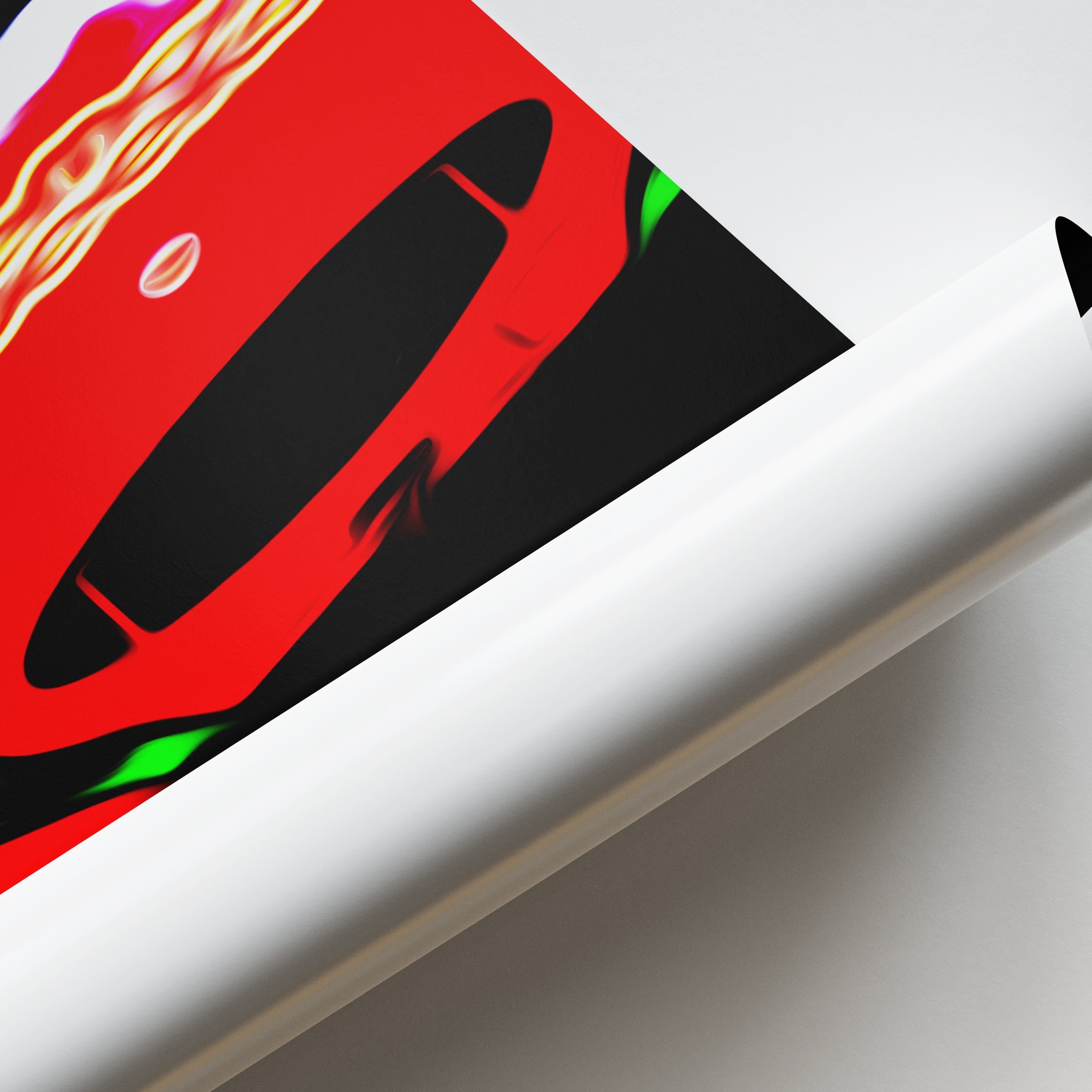 Ginetta G40 GT5 - Race Car Poster Print Close Up