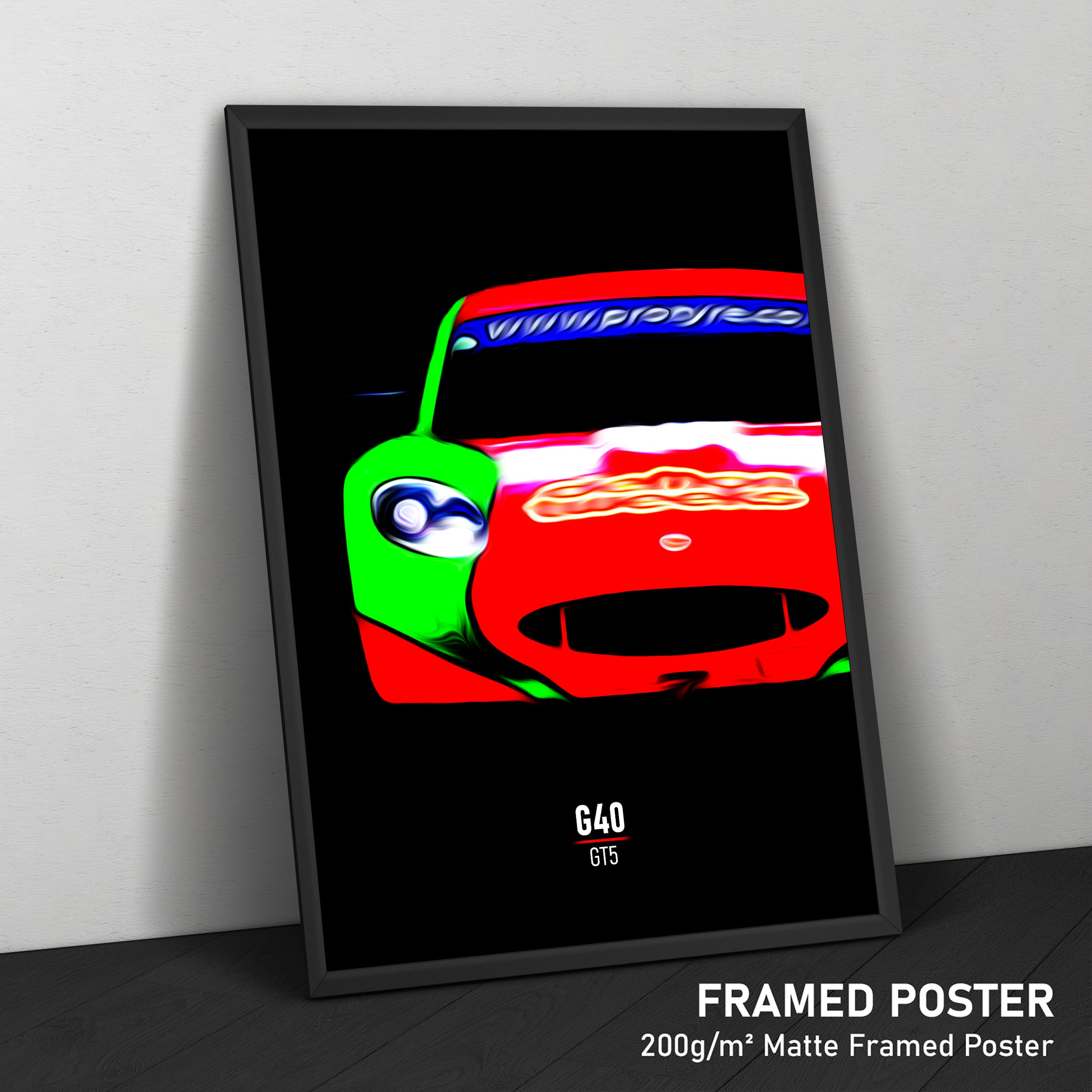 Ginetta G40 GT5 - Race Car Framed Poster Print