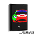 Load image into Gallery viewer, Ginetta G40 GT5 - Race Car Framed Canvas Print
