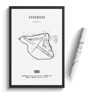 Goodwood Circuit - Racetrack Print