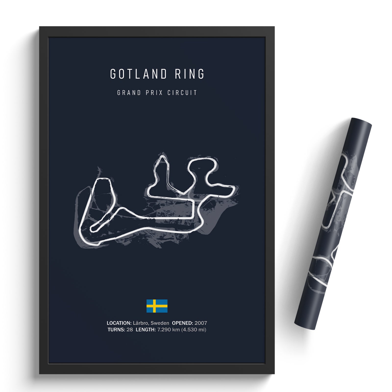 Gotland Ring - Racetrack Print