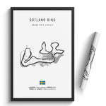 Load image into Gallery viewer, Gotland Ring - Racetrack Print
