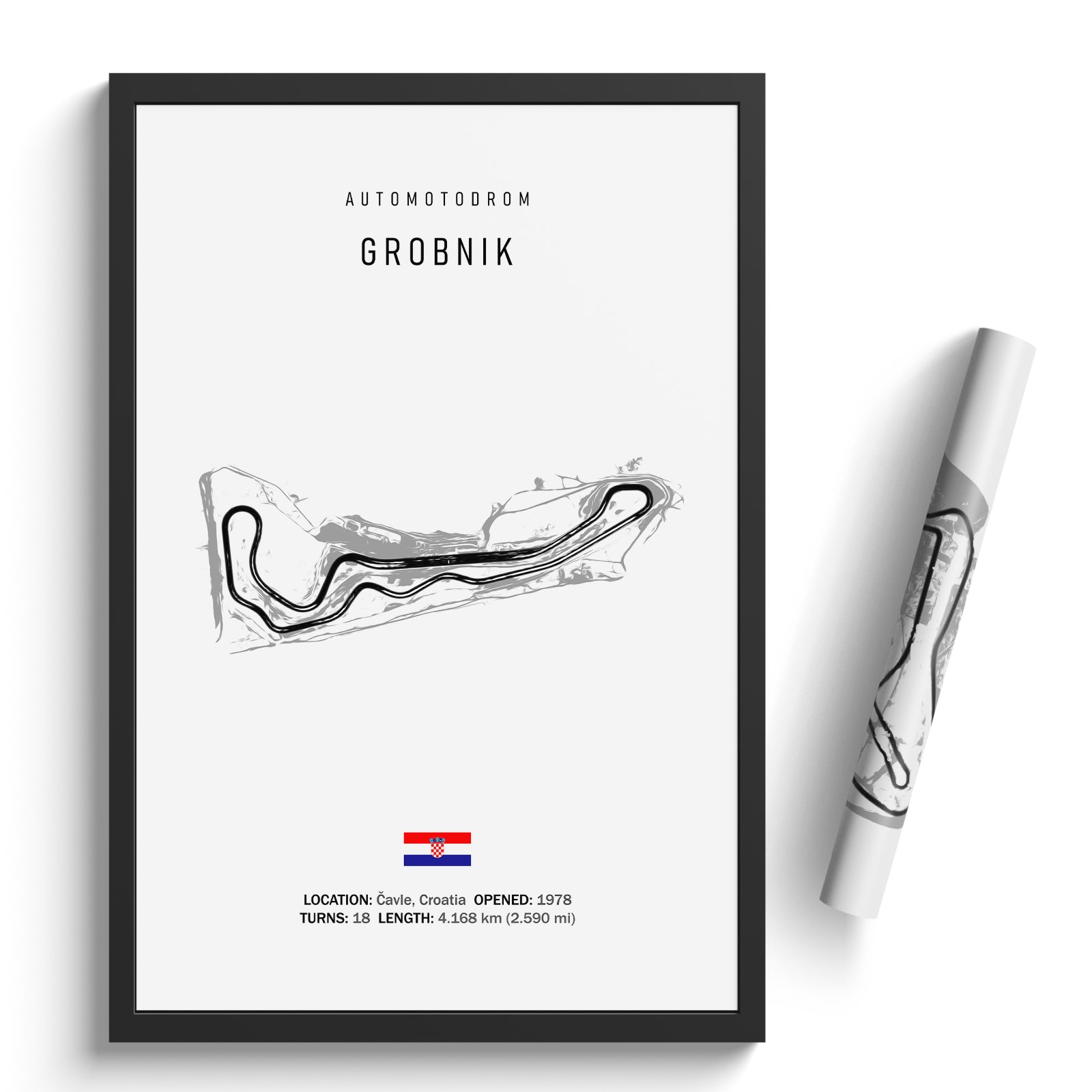 Automotodrom Grobnik - Racetrack Print