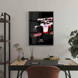 Haas VF22, Kevin Magnussen 2022 - Formula 1 Print
