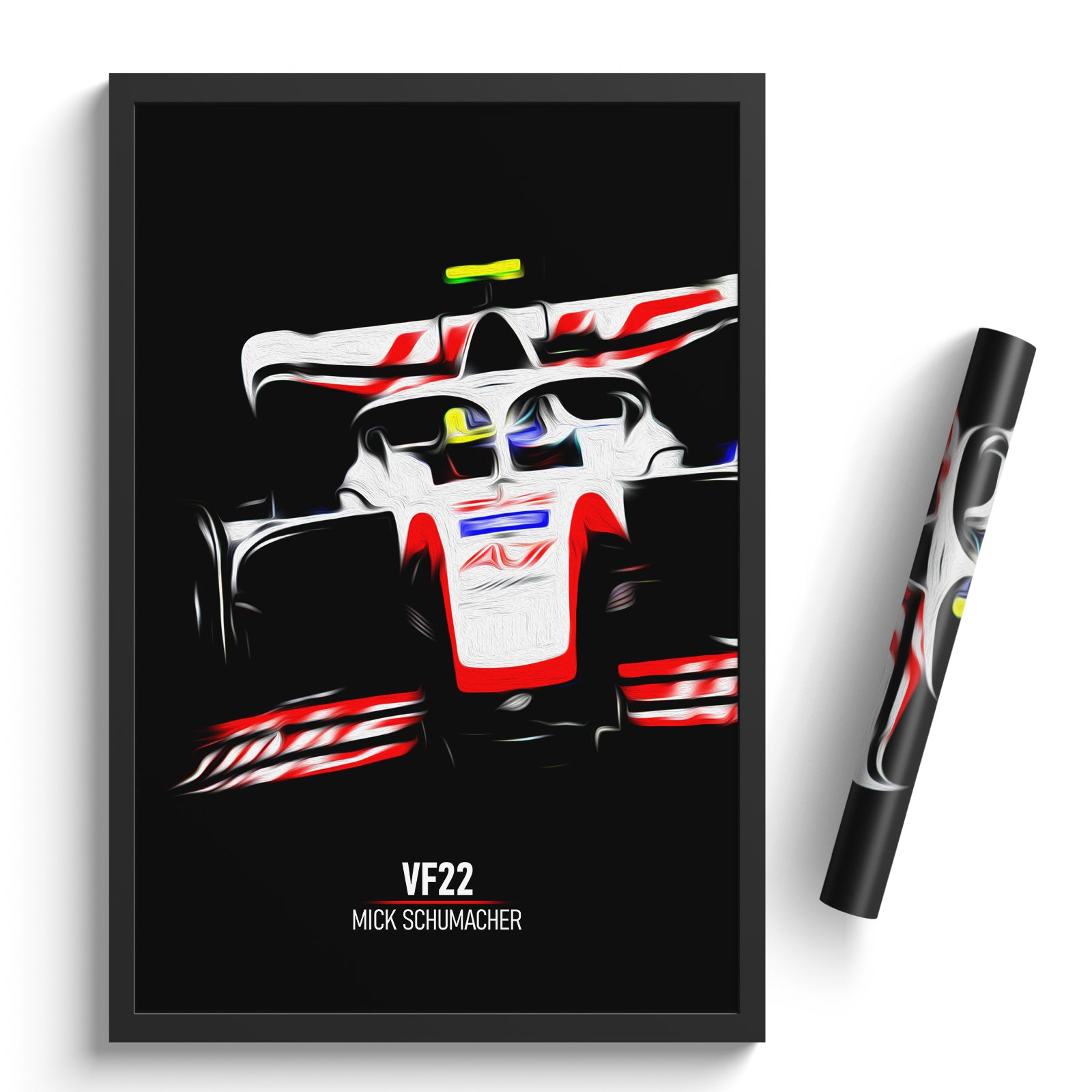 Haas VF22, Mick Schumacher 2022 - Formula 1 Print