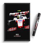 Load image into Gallery viewer, Haas VF22, Mick Schumacher 2022 - Formula 1 Print
