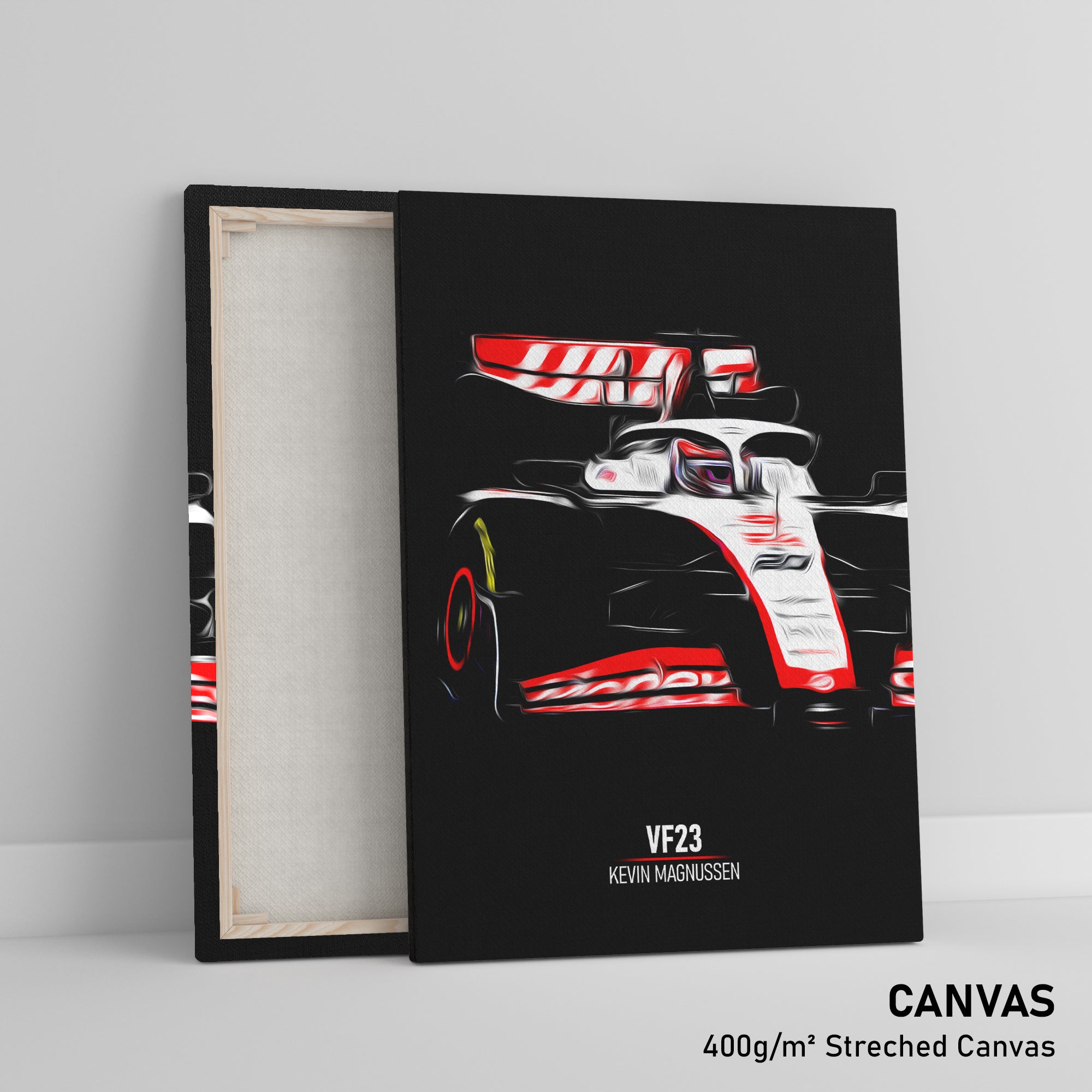 Haas VF23, Kevin Magnussen - Formula 1 Canvas Print