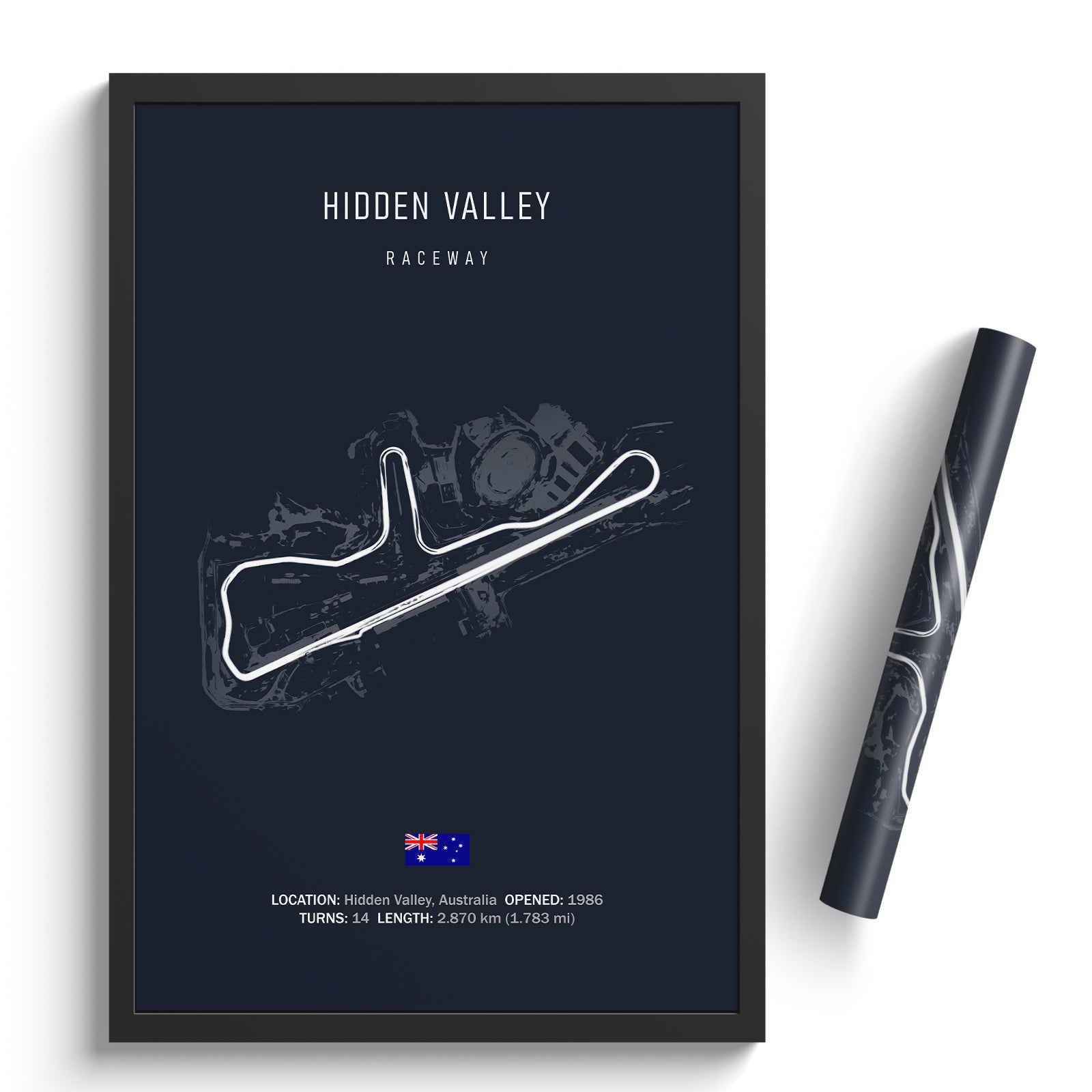 Hidden Valley Raceway - Racetrack Print