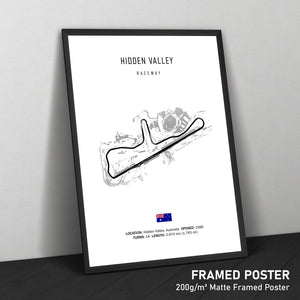 Hidden Valley Raceway - Racetrack Print
