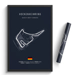 Load image into Gallery viewer, Hockenheimring - Racetrack Print
