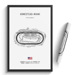 Load image into Gallery viewer, Homestead-Miami Speedway - Racetrack Print
