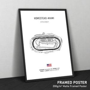 Homestead-Miami Speedway - Racetrack Print