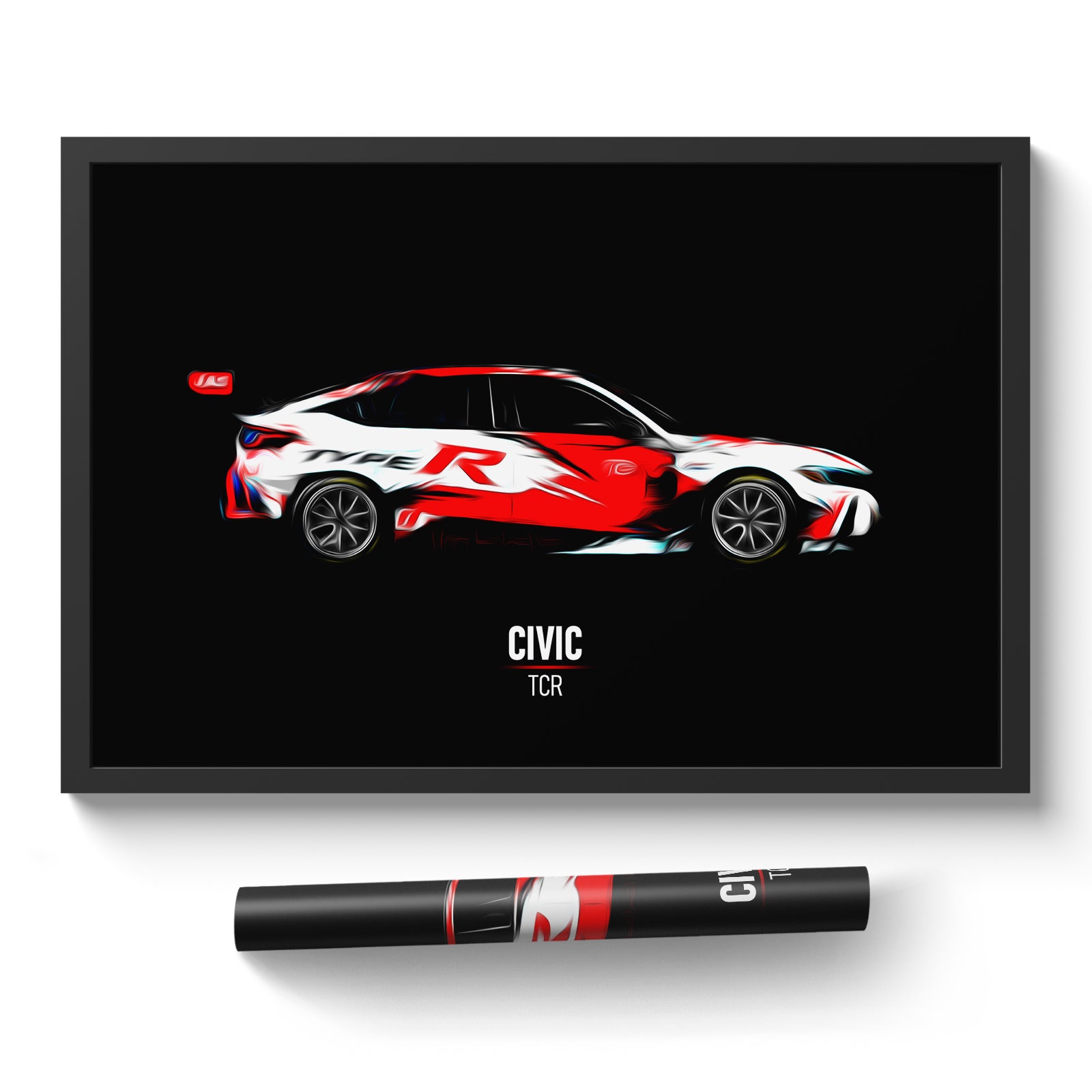 Honda Civic TCR - Race Car Poster Print