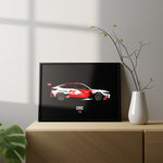 Load image into Gallery viewer, Honda Civic TCR - Race Car Framed Poster Print
