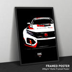 Load image into Gallery viewer, Honda Civic TCR - Race Car Framed Poster Print
