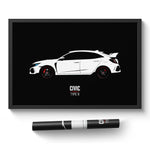 Load image into Gallery viewer, Honda Civic Type R - Sports Car Poster Print
