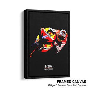 Honda RC213V, Casey Stoner 2012 - MotoGP Print