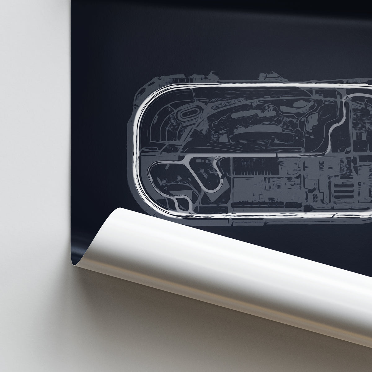 Indianapolis Motor Speedway - Racetrack Print – Illustrated Tracks