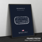Load image into Gallery viewer, Indianapolis Motor Speedway - Racetrack Print
