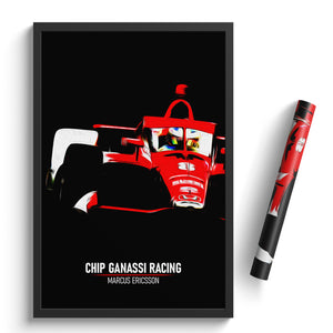 Honda Chip Ganassi, Marcus Ericsson 2022 - IndyCar Print