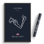 Load image into Gallery viewer, Jefferson Circuit - Racetrack Print
