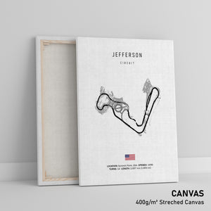 Jefferson Circuit - Racetrack Print