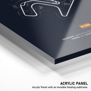 Circuito de Jerez (Grand Prix Circuit) - Racetrack Print