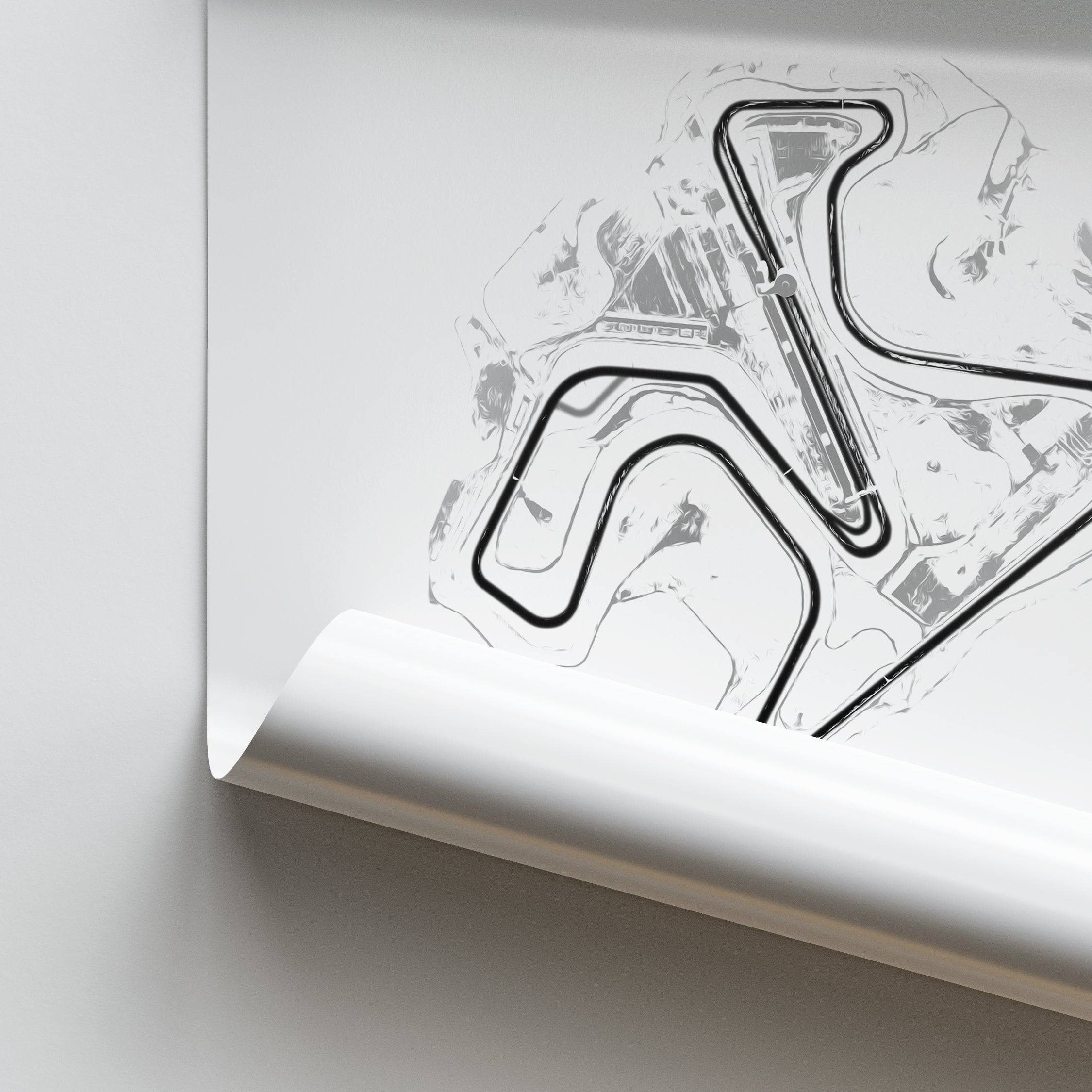 Circuito de Jerez (Motorcycle Circuit) - Racetrack Print