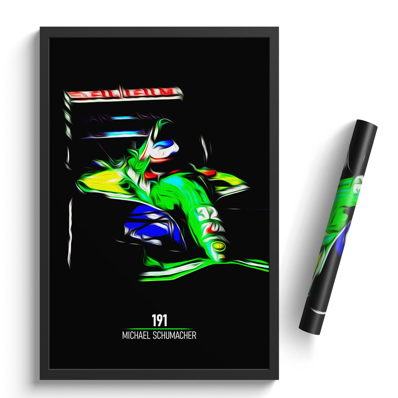 Jordan 191, Michael Schumacher 1991 - Formula 1 Print