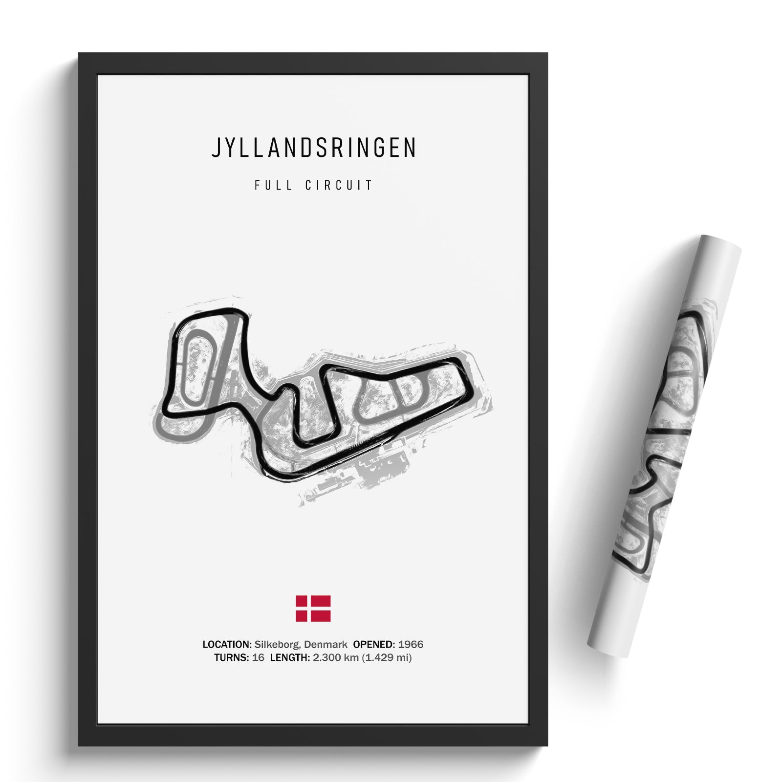 Jyllandsringen - Racetrack Print