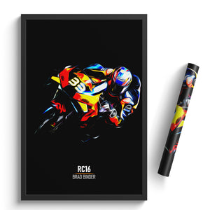 KTM RC16, Brad Binder 2020 - MotoGP Print