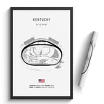 Load image into Gallery viewer, Kentucky Speedway - Racetrack Print
