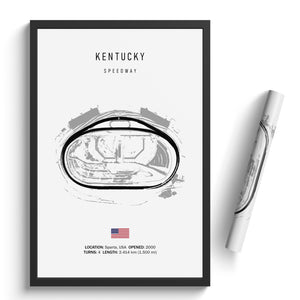 Kentucky Speedway - Racetrack Print