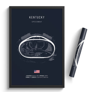 Kentucky Speedway - Racetrack Print