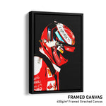 Load image into Gallery viewer, Kimi Räikkönen, Ferrari 2016 - Formula 1 Print
