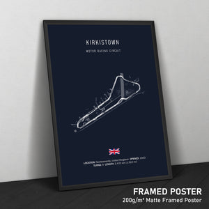 Kirkistown Motor Racing Circuit - Racetrack Print