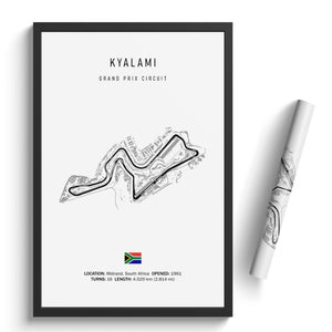 Kyalami Circuit - Racetrack Print