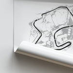 Load image into Gallery viewer, Laguna Seca - Racetrack Print
