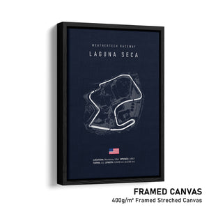 Laguna Seca - Racetrack Print