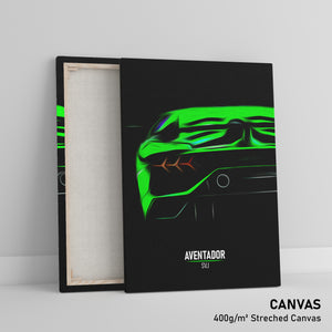 Lamborghini Aventador SVJ - Sports Car Print