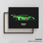 Load image into Gallery viewer, Lamborghini Huracan GT3 EVO - Race Car Canvas Print
