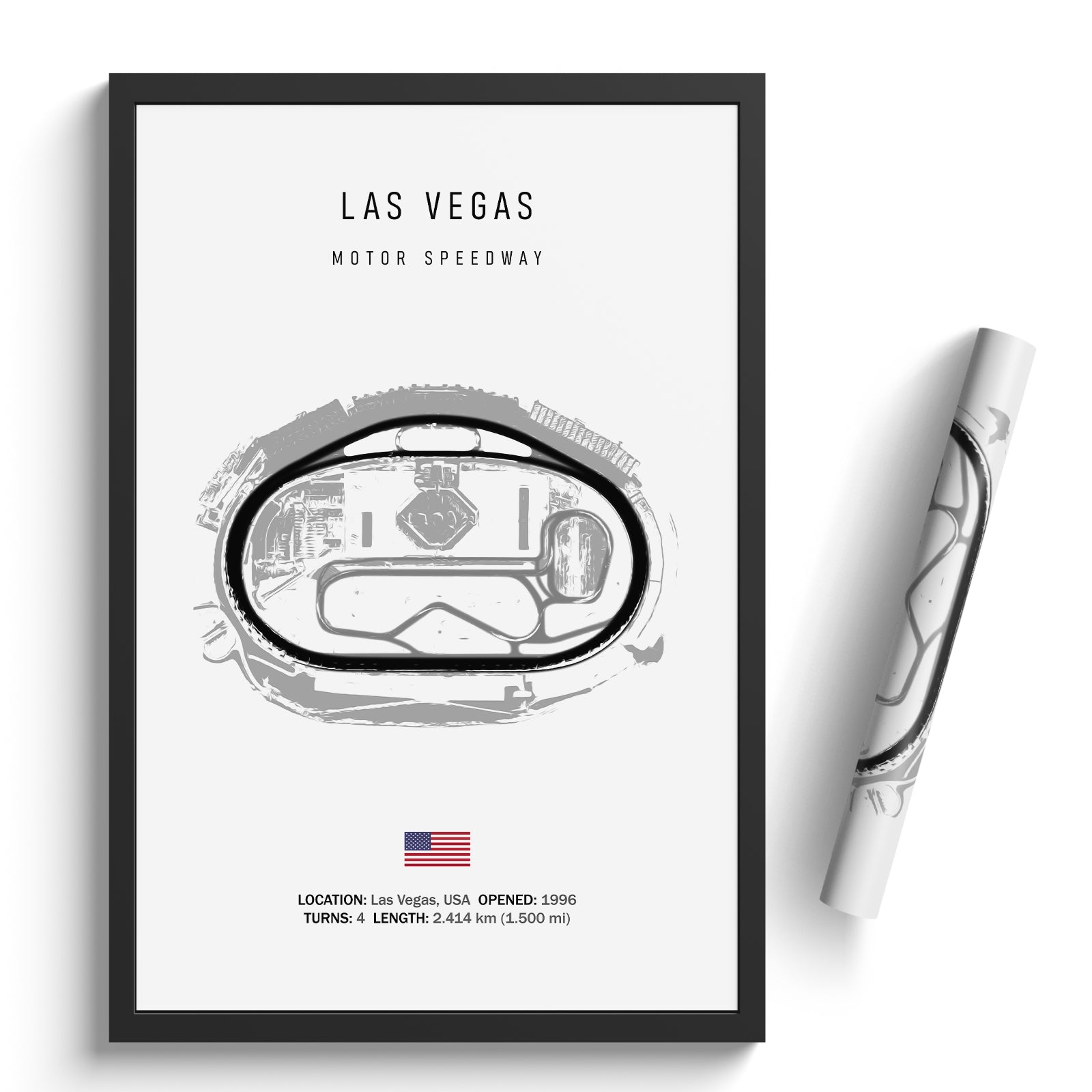 Las Vegas Motor Speedway - Racetrack Print