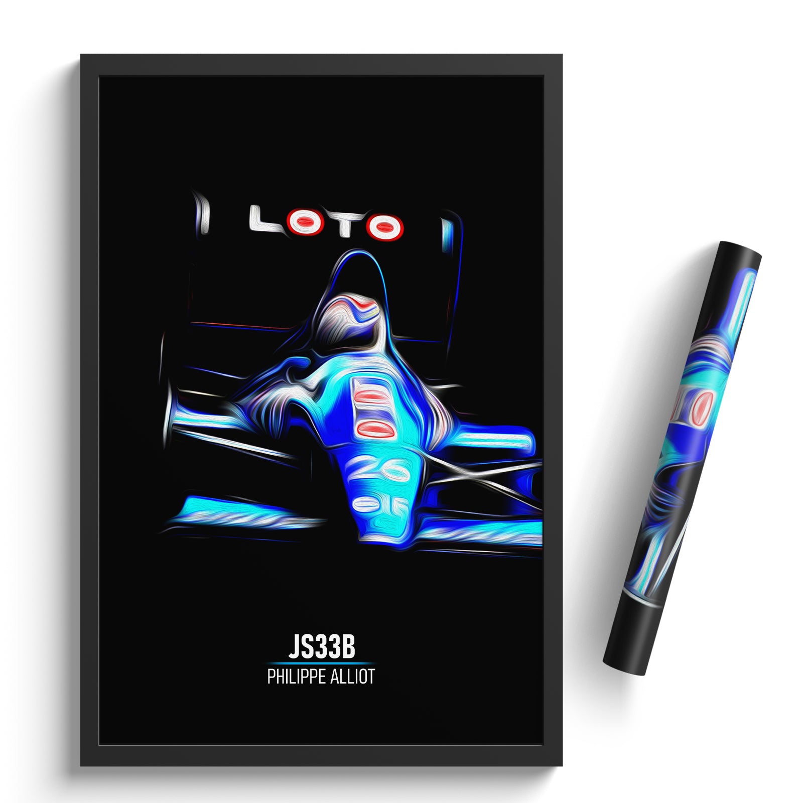 Liger JS33B, Philippe Alliot 1990 - Formula 1 Print
