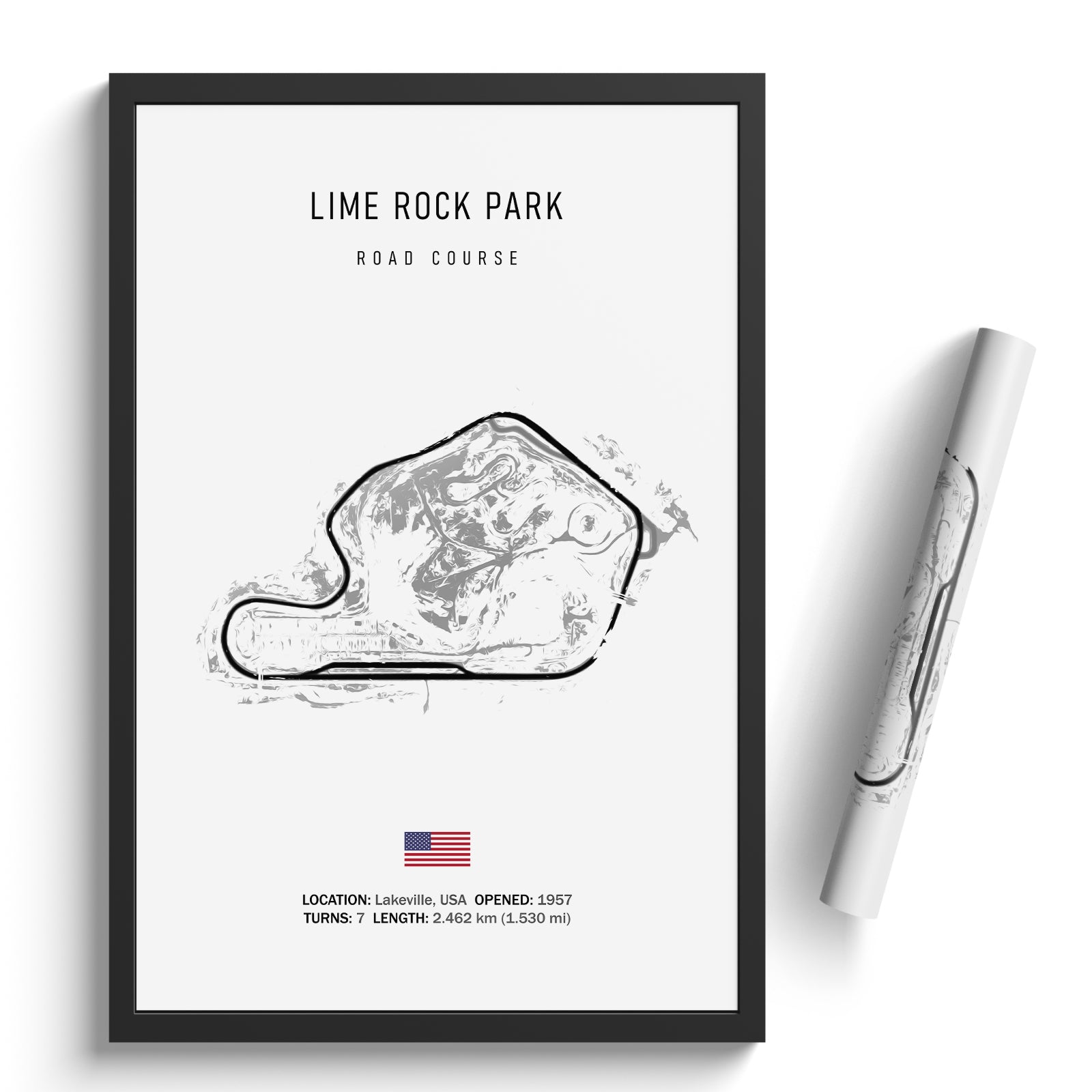 Lime Rock Park - Racetrack Print