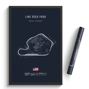 Lime Rock Park - Racetrack Print